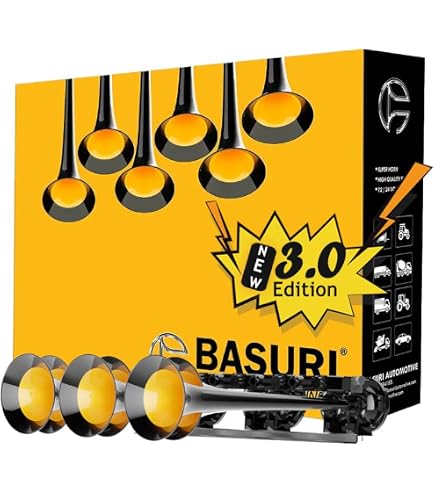 Amazon.com: BASURI® Musical Air Horn | 12/24 Volt | 130 DB